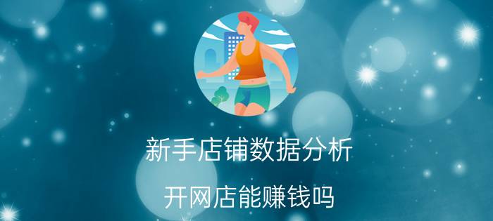 新手店铺数据分析 开网店能赚钱吗？